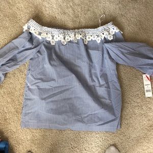 Off the shoulder blouse